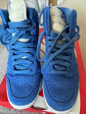 Nike Blue Women's Wedge Sneakers